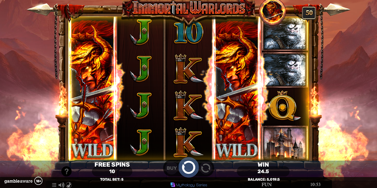 Spinomenal releases Immortal Warlords