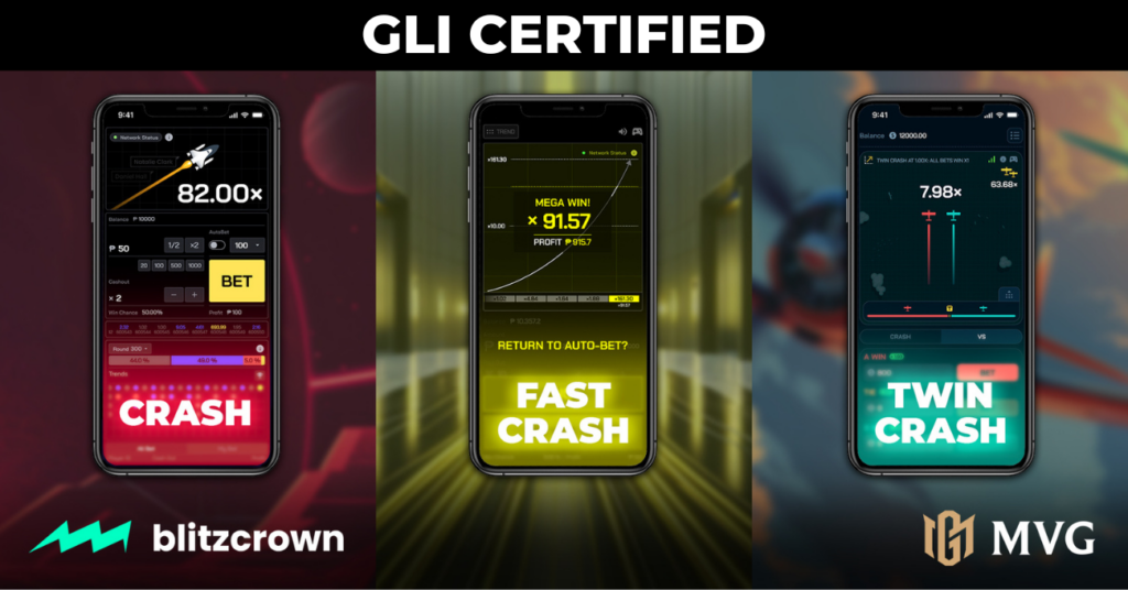 Blitzcrown Secures GLI Certification for Three Crash Games in Brazil