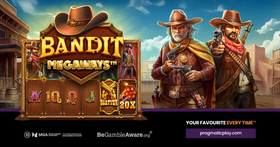 Bandit Megaways is the latest addition to Pragmatic Play’s portfolio, featuring dynamic multipliers and thrilling free spins!