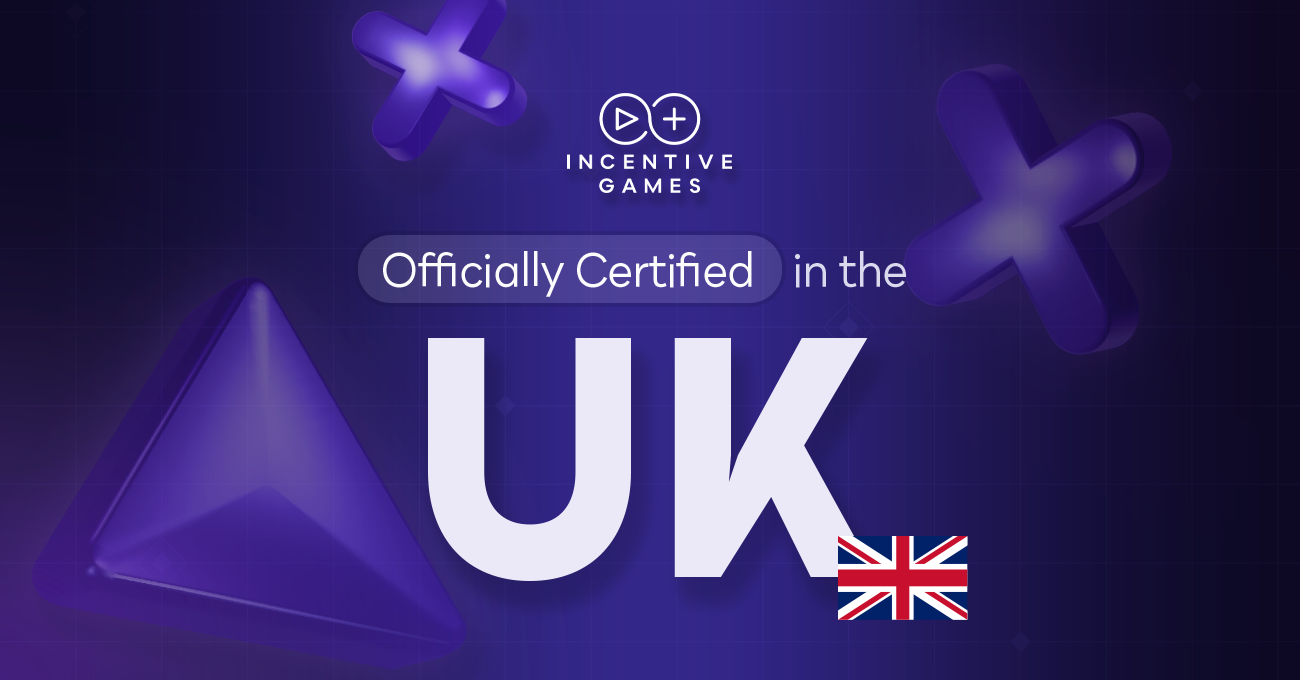 INCENTIVE GAMES SECURES UK GAMBLING COMMISSION LICENCE