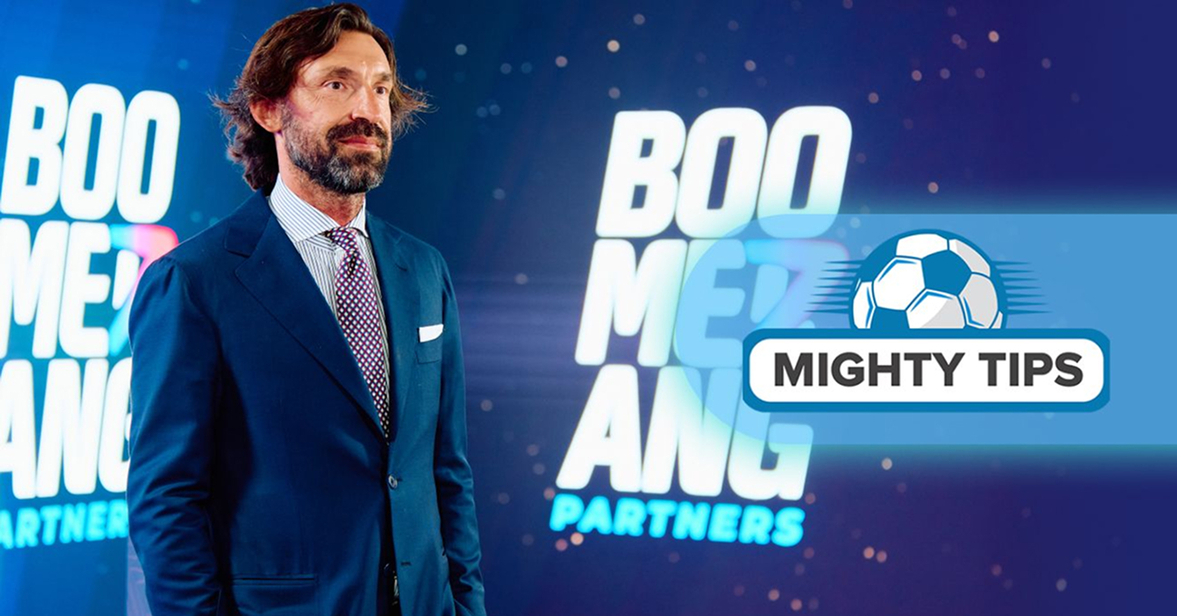 Andrea Pirlo in exclusive MightyTips interview in partnership with Boomerang Partners