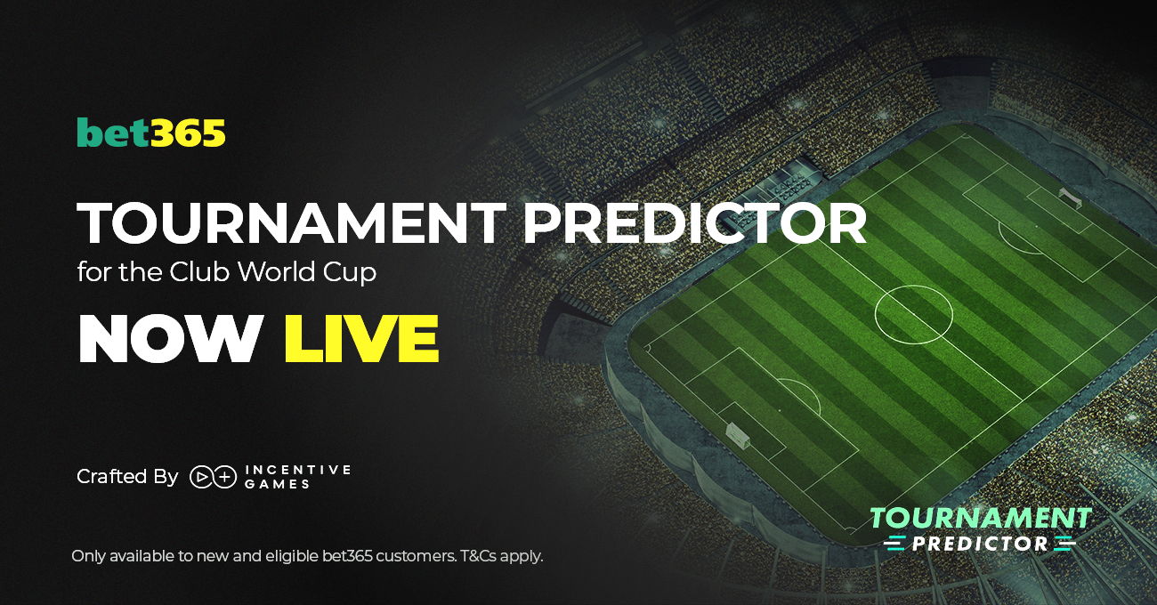 bet365’s Tournament Predictor for the Club World Cup—featuring exciting gameplay and a massive prize pool for global football fans