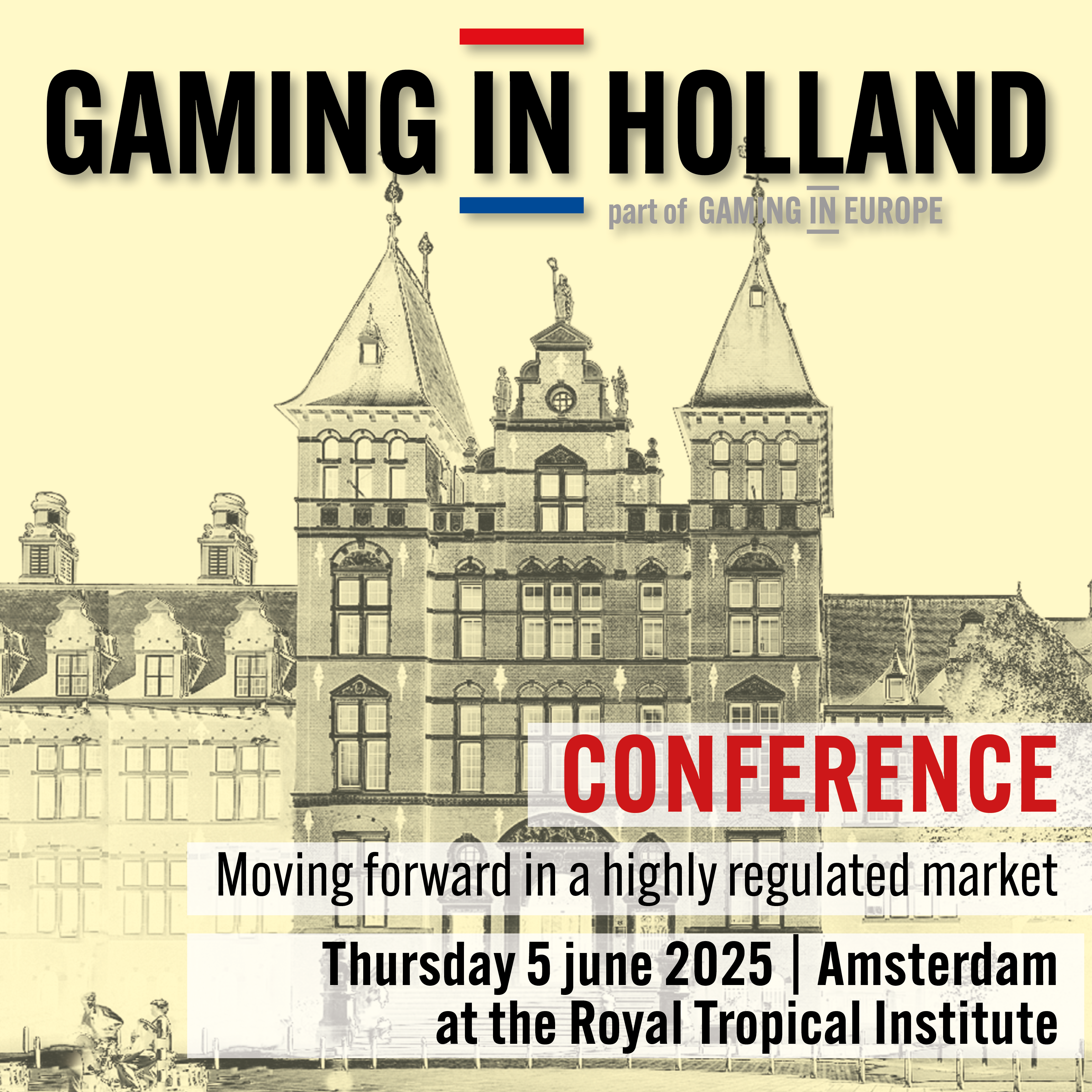 Gaming in Holland Conference – which takes place Thursday, June 5 2025