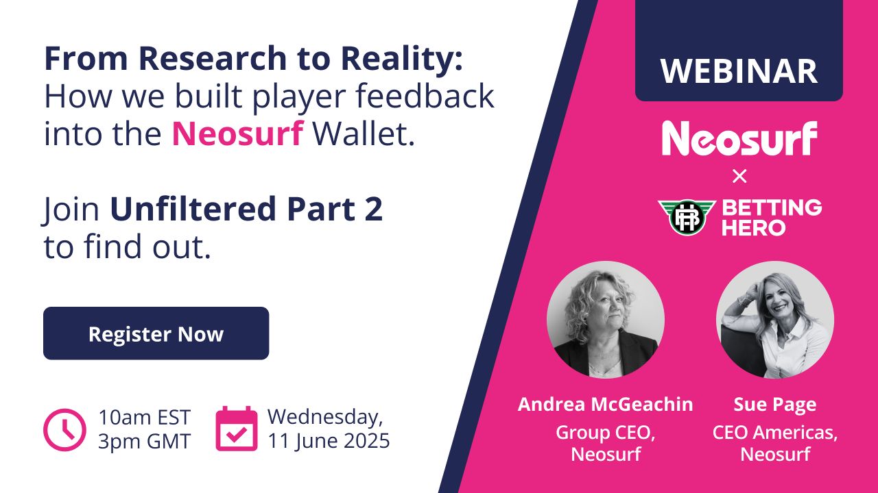 Neosurf CEOs Sue Page & Andrea McGeachin share insights on how player data shaped WagerWallet’s smart budgeting and Responsible Gaming tools.  